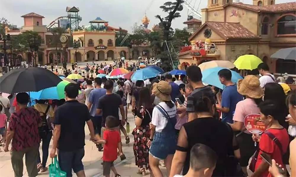 jinnianhui今年会游乐参与打造的欢乐海岸PLUS三天迎客超16万人！